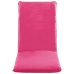 vidaXL Tumbona plegable de tela Oxford rosa