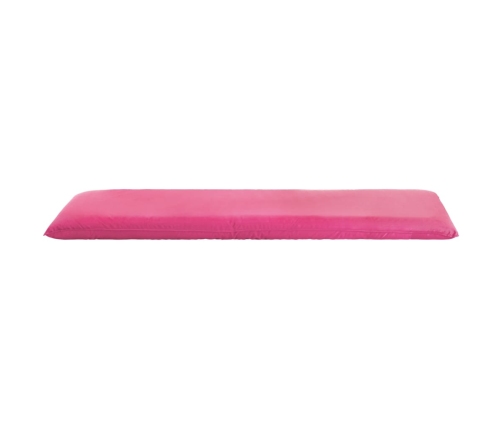 vidaXL Tumbona plegable de tela Oxford rosa