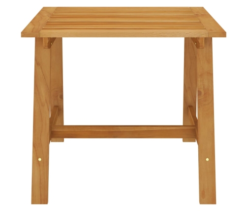 Juego de comedor para jardín de 3 piezas marrón