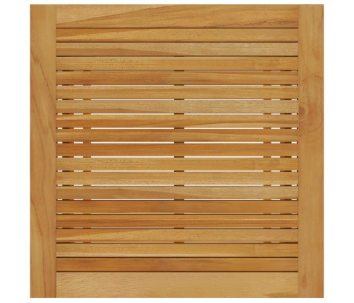 Juego de comedor para jardín de 3 piezas marrón