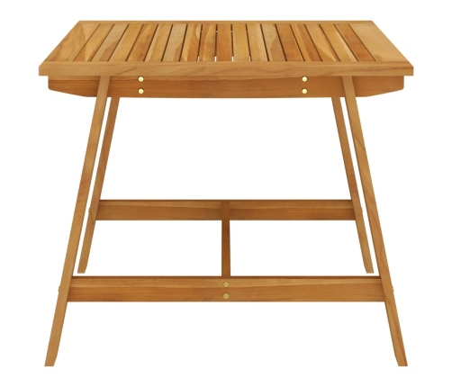 Juego de comedor de jardín 3 piezas negro