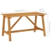 Juego de comedor de jardín 5 piezas beige