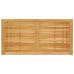 Juego de comedor de jardín 5 piezas beige