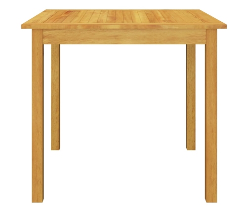 Juego de comedor para jardín 3 piezas negro