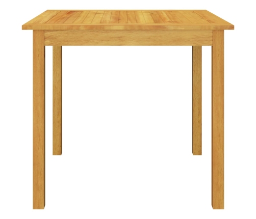 Juego de comedor para jardín 5 piezas negro