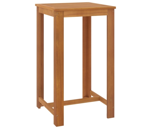 Conjunto de bar para jardín 3 piezas marrón