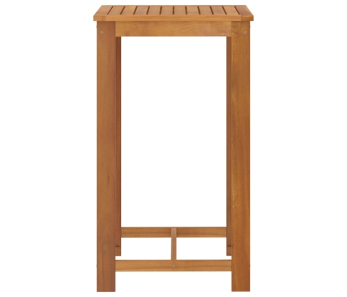 Conjunto de bar para jardín 3 piezas gris