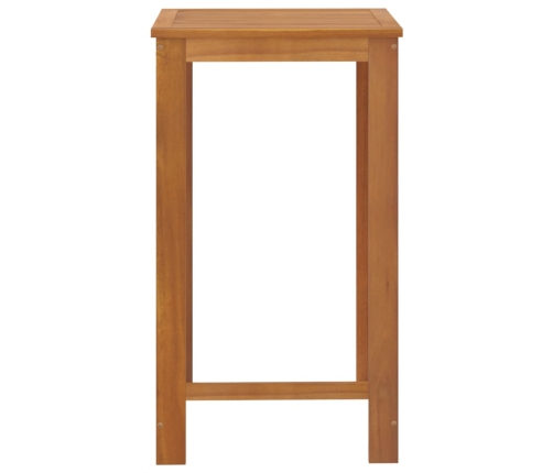 Conjunto de bar para jardín 5 piezas negro