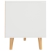 Mueble para TV madera contrachapada blanco 90x40x48,5 cm