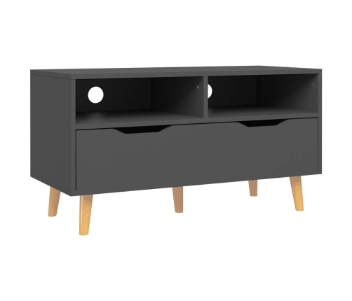 vidaXL Mueble de TV madera de ingeniería gris 90x40x48,5 cm