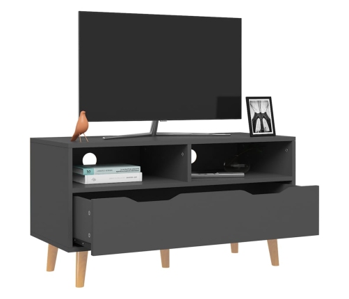 vidaXL Mueble de TV madera de ingeniería gris 90x40x48,5 cm