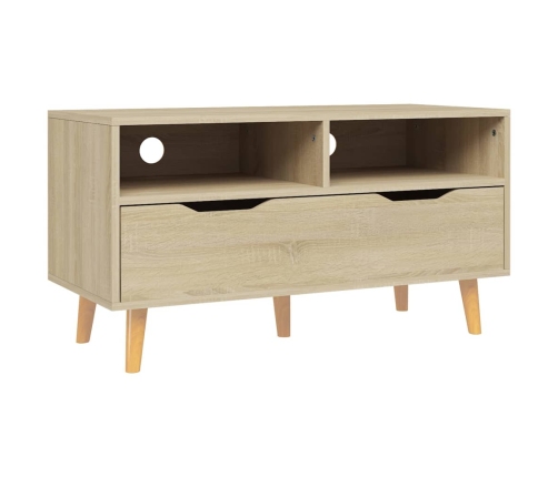 Mueble de TV madera de ingeniería roble Sonoma 90x40x48,5 cm