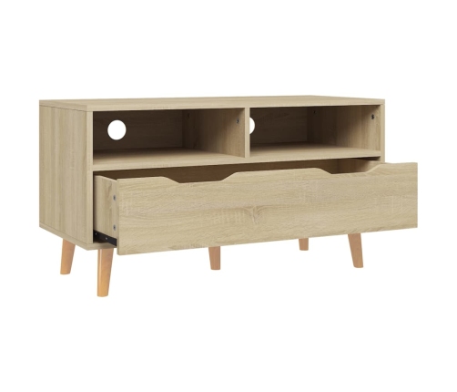 Mueble de TV madera de ingeniería roble Sonoma 90x40x48,5 cm