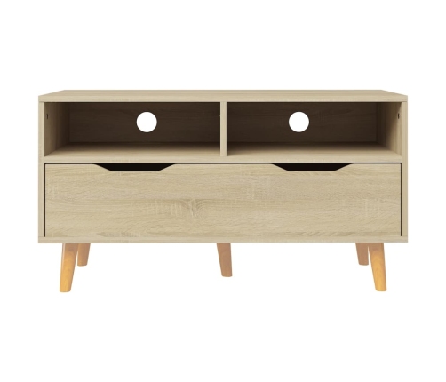 Mueble de TV madera de ingeniería roble Sonoma 90x40x48,5 cm