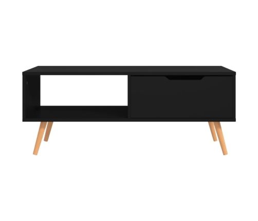 vidaXL Mueble de TV madera de ingeniería negro 100x49,5x43 cm