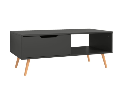 Mueble de TV madera de ingeniería gris 100x49,5x43 cm