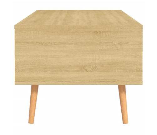 Mesa de centro madera de ingeniería roble Sonoma 100x49,5x43 cm