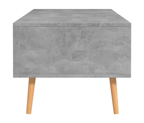 vidaXL Mueble de TV madera de ingeniería gris hormigón 100x49,5x43 cm