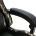 Silla gaming de cuero sintético negro y camuflaje