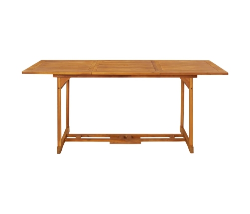 Mesa de comedor jardín 180x90x75 cm madera maciza de acacia