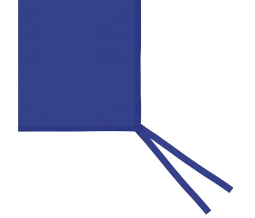Pared lateral de cenador con ventanas azul 6x2 m