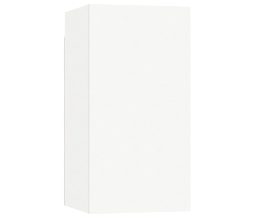 Mueble para TV de madera contrachapada blanco 30,5x30x60 cm