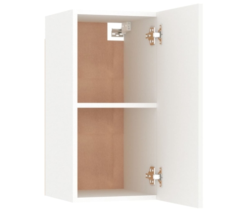 Mueble para TV de madera contrachapada blanco 30,5x30x60 cm