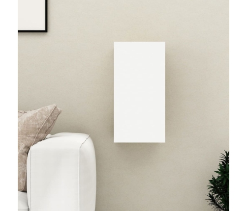 Mueble para TV de madera contrachapada blanco 30,5x30x60 cm