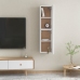 Muebles para TV 2 uds madera contrachapada blanco 30,5x30x60 cm