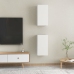 Muebles para TV 2 uds madera contrachapada blanco 30,5x30x60 cm