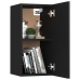 vidaXL Mueble para TV de madera contrachapada negro 30,5x30x60 cm