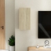 Mueble de TV madera contrachapada color roble 30,5x30x60 cm