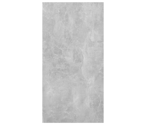 vidaXL Muebles para TV 2 uds contrachapada gris hormigón 30,5x30x60 cm