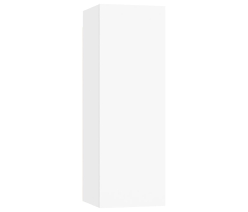 Mueble para TV madera contrachapada blanco 30,5x30x90 cm