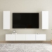 Mueble para TV madera contrachapada blanco 30,5x30x90 cm