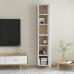 Muebles para TV 2 uds madera contrachapada blanco 30,5x30x90 cm