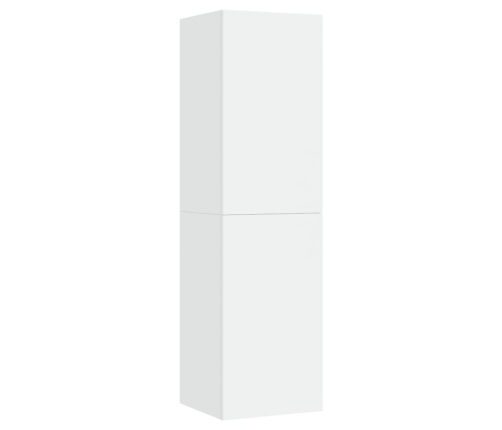 vidaXL Muebles para TV 2 uds contrachapada blanco 30,5x30x110 cm