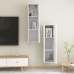 Muebles para TV 2 uds contrachapada blanco 30,5x30x110 cm