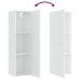 vidaXL Muebles para TV 2 uds contrachapada blanco 30,5x30x110 cm