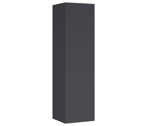 Muebles para TV 2 uds madera contrachapada gris 30,5x30x110 cm