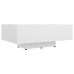 vidaXL Mesa de centro madera contrachapada blanco 85x55x31 cm