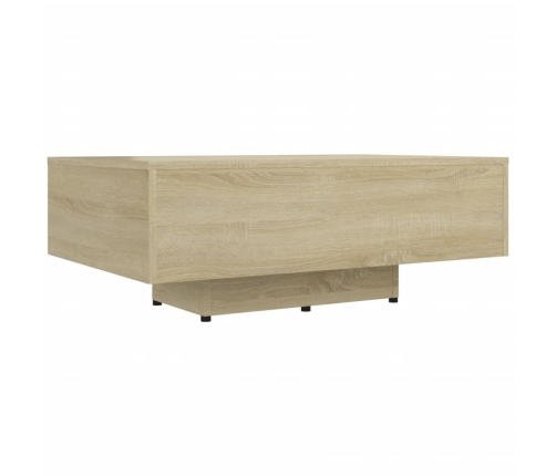 vidaXL Mesa de centro madera contrachapada color roble 85x55x31 cm