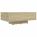 vidaXL Mesa de centro madera contrachapada color roble 85x55x31 cm