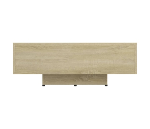 vidaXL Mesa de centro madera contrachapada color roble 85x55x31 cm