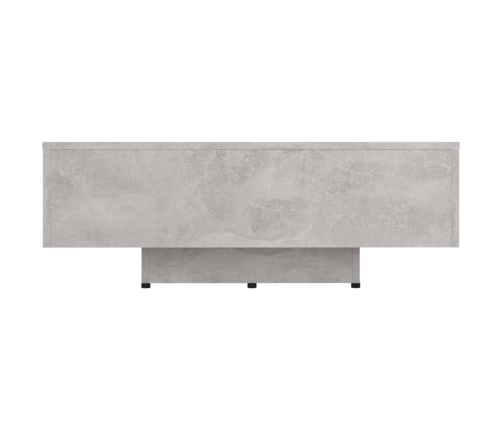 Mesa de centro madera ingeniería gris hormigón 85x55x31 cm