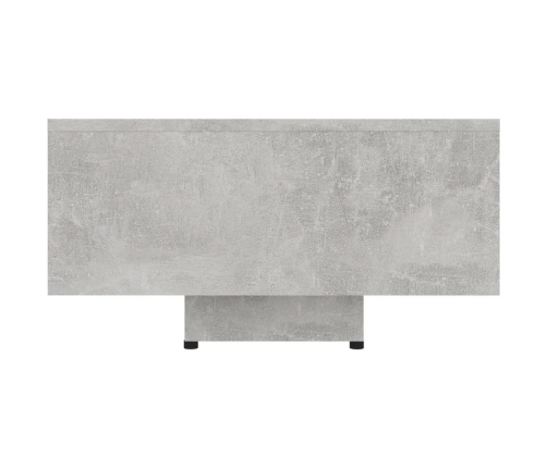 Mesa de centro madera ingeniería gris hormigón 85x55x31 cm