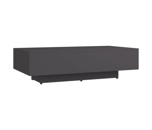 Mesa de centro madera de ingeniería gris 100x49,5x31 cm