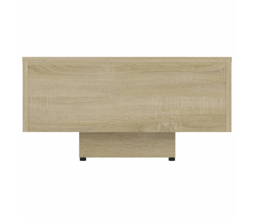 vidaXL Mesa de centro madera de ingeniería roble Sonoma 100x49,5x31 cm