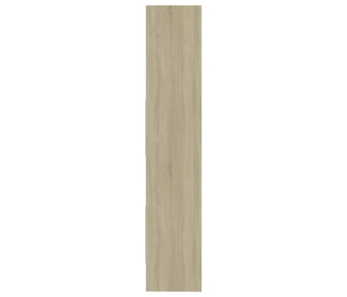 Estantería madera contrachapada color roble Sonoma 40x35x180 cm