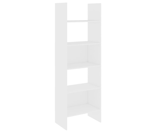 vidaXL Estantería librería madera contrachapada blanco 60x35x180 cm